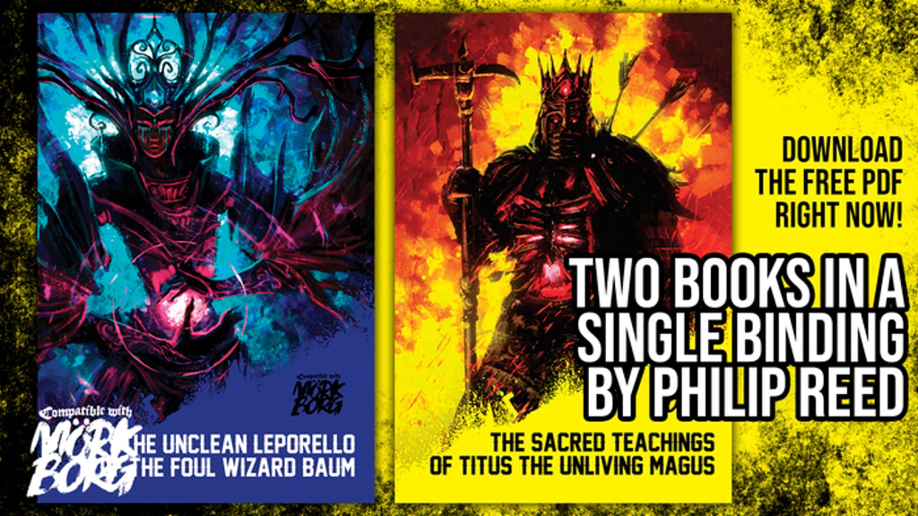 The Unclean Leporello of the Foul Wizard Baum, for Mörk Borg