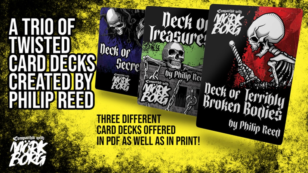 A Trio of Twisted Decks, a Third-Party Mörk Borg Campaign