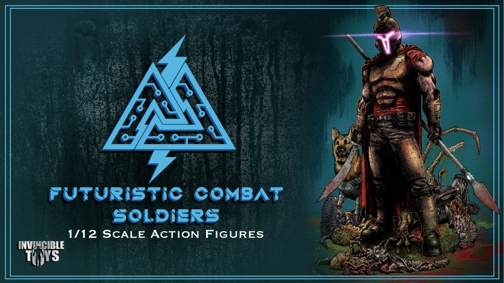 Futuristic Combat Soldiers 1/12 Scale (6") Figures