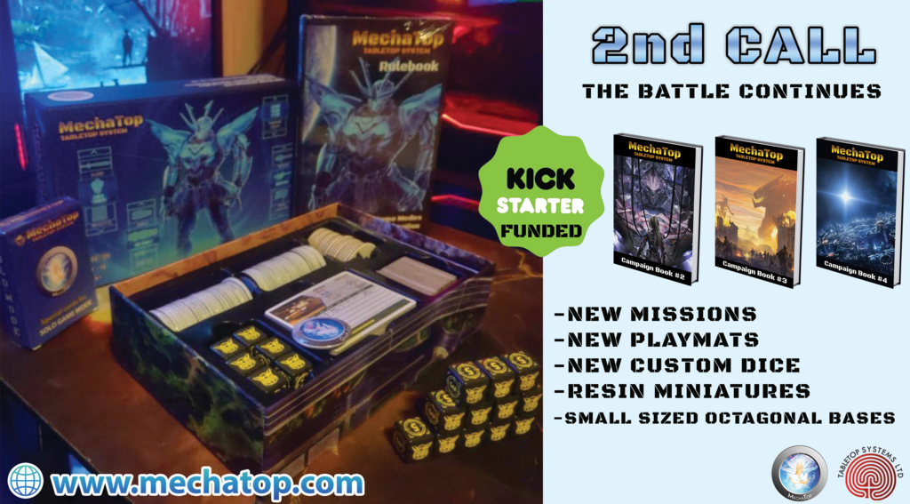 MechaTop 2nd call: the battle continues
