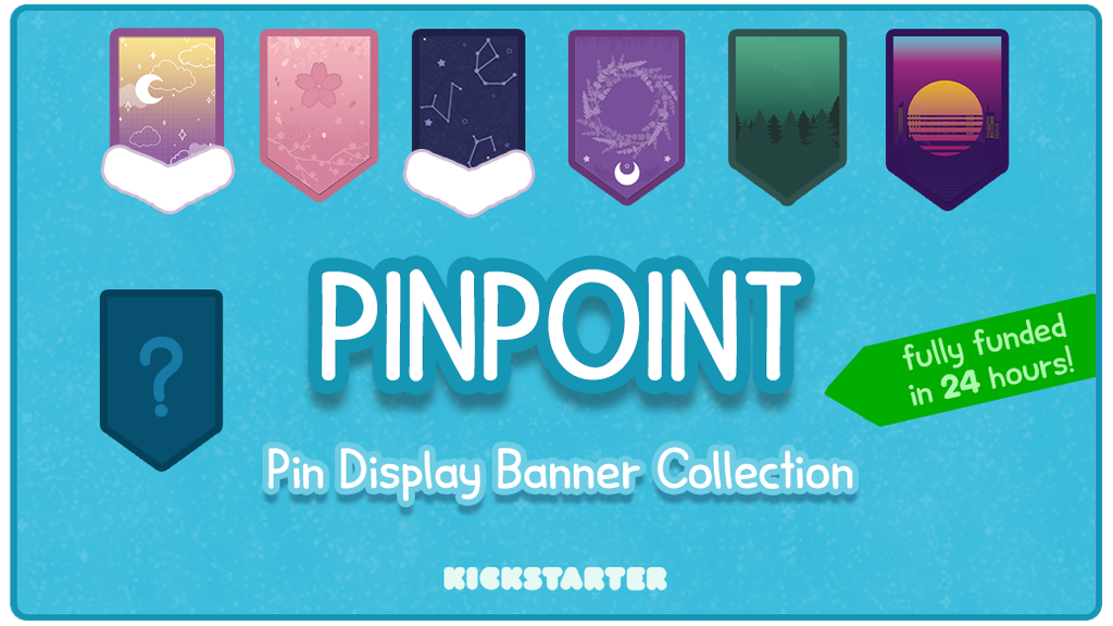 Pinpoint: An Enamel Pin Display Banner Collection