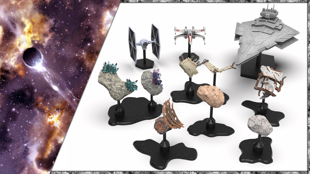 3D terrain for Star Wars: Armada and X-Wing
