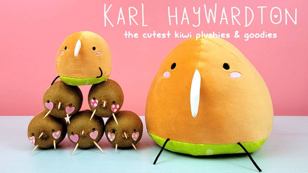Karl Haywardton the Kiwi Bird Plushies