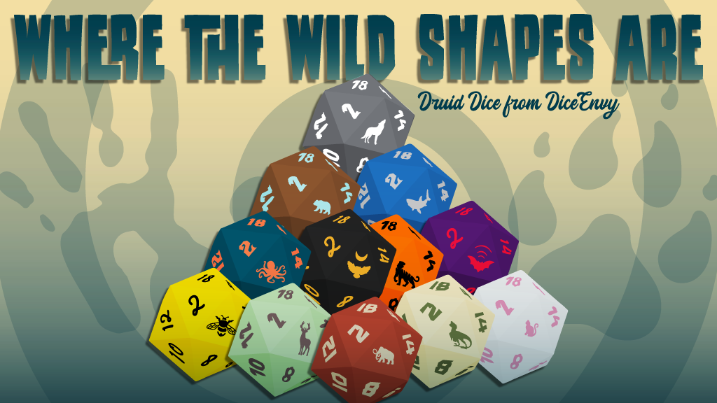 Where The Wild Shapes Are - Dice Collection