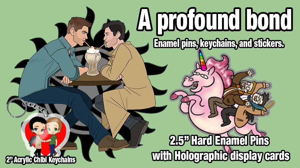 A profound bond - Enamel pins and stickers