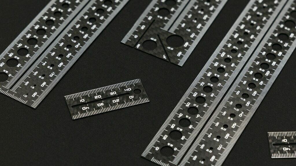 C13 Slotted Ruler Set | EDC Measurement Tools
