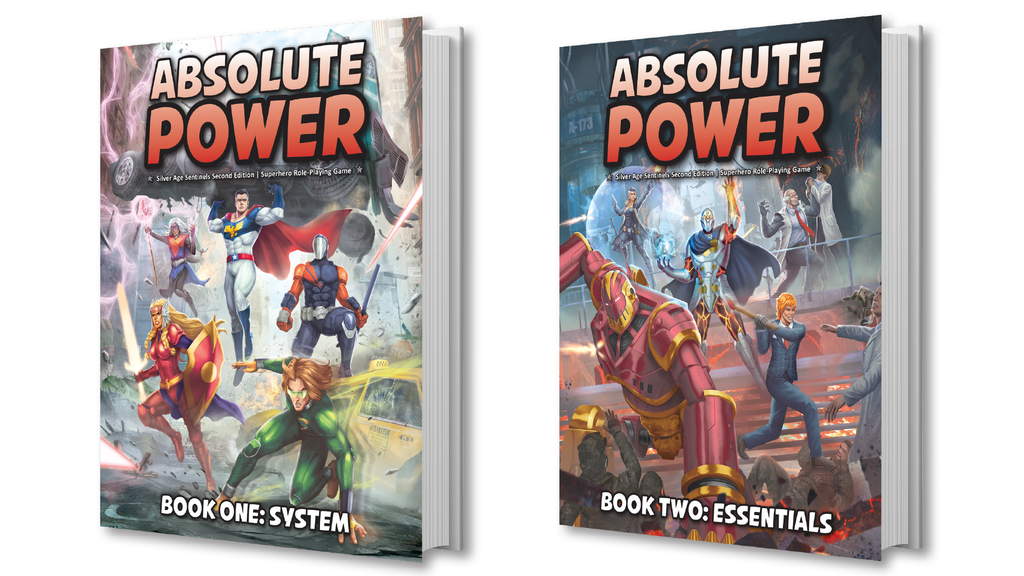 Absolute Power – Superhero Role-Playing Game (2-Volume Set)
