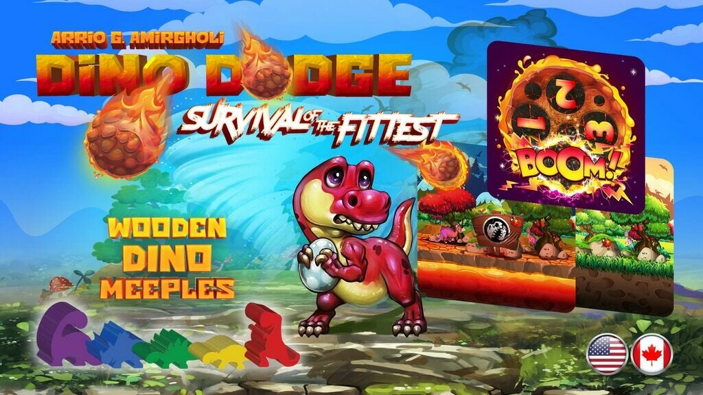 Dino Dodge: Survival of the Fittest 🦖🦕🌋