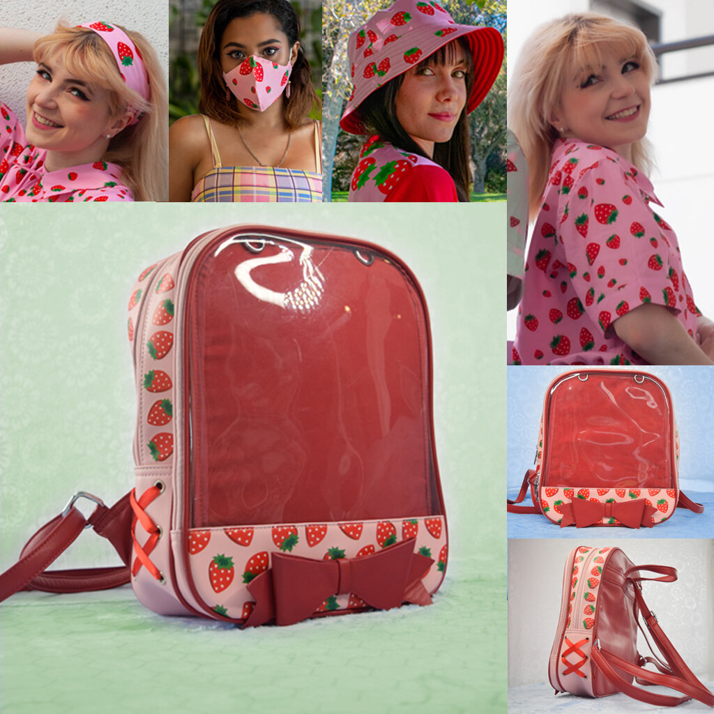 🍓 Strawberry Hearts Ita Bag! 🍓
