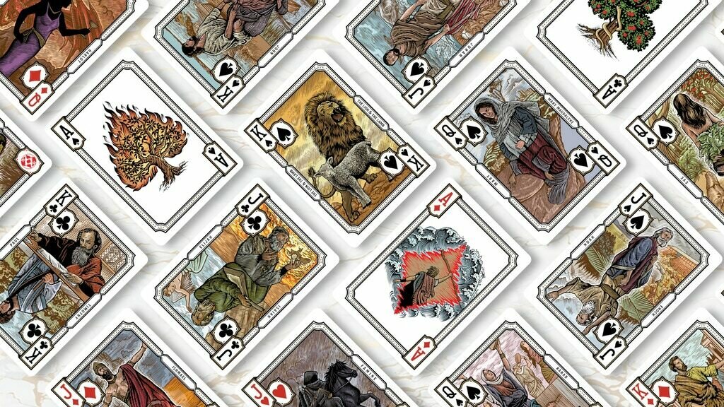 Alpha & Omega Playing Cards: Beautiful Bible Based Cards