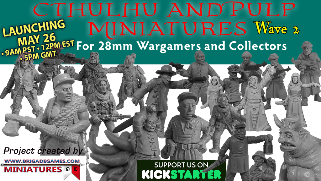 Cthulhu and Pulp Characters 28mm - Part 2