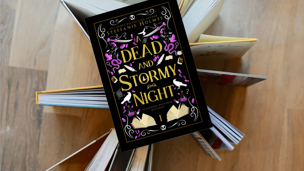 Nevermore Bookshop Mysteries exclusive hardcovers + swag
