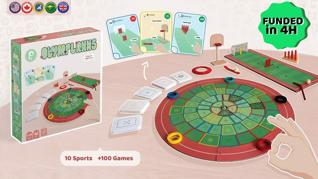 OLYMPLAKKS┃The all in one sports board game