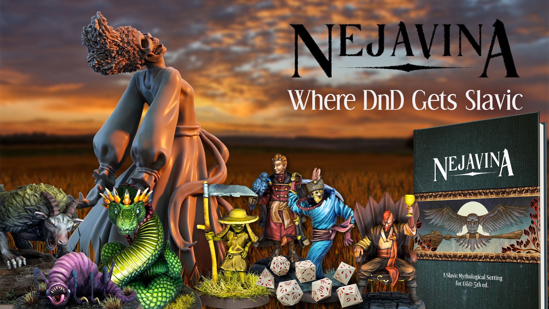 Nejavina - Slavic 5E Setting and 3D Printable Miniatures