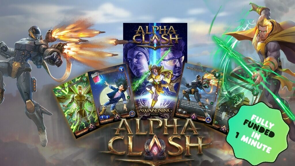 Alpha Clash - Graphic Novel Volume 1 & TCG Promos