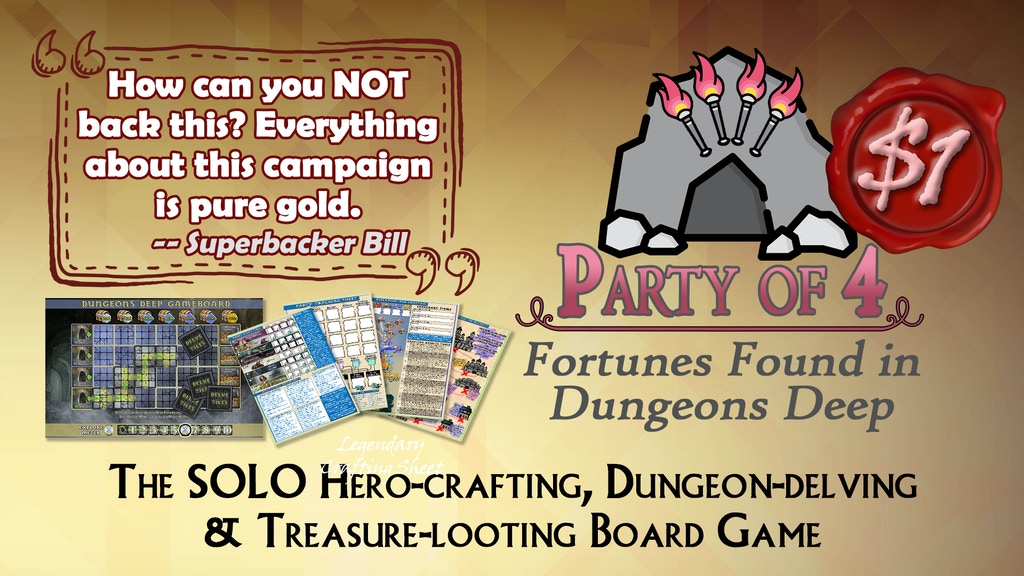 Party of 4: Fortunes Found in Dungeons Deep