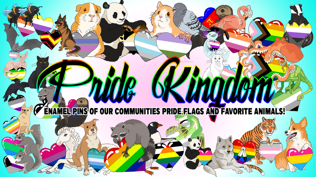 Pride Kingdom 2 LGBTQIA+ Enamel Pins