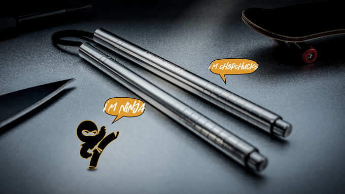 The Coolest Skill Toy & Chopsticks | ChopChucks 2.0