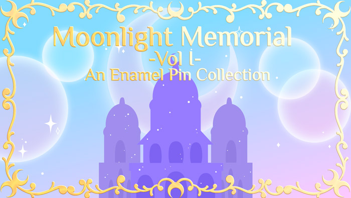 Moonlight Memorial I - An Enamel Pin Collection