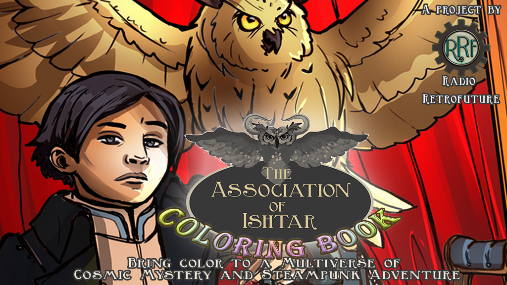 Color the Multiverse: Steampunk coloring book and miniatures