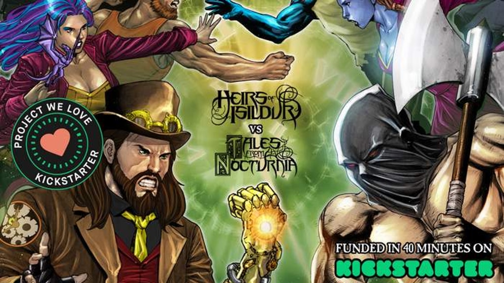 HEIRS OF ISILDUR vs TALES FROM NOCTURNIA Vinyl Record+ Comic
