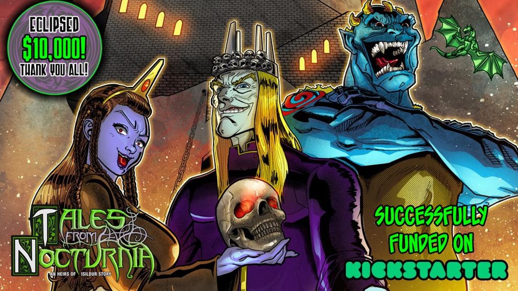 TALES FROM NOCTURNIA #1-3 + Complete Legendary Saga BOOK!