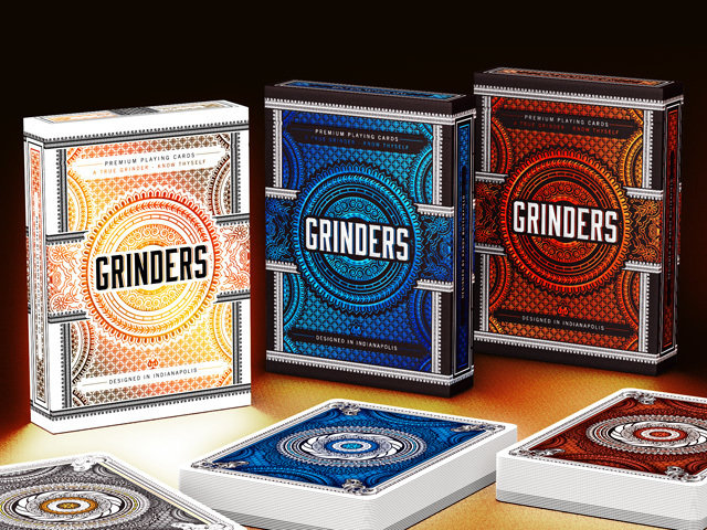 GRINDERS I Midnight Playing Cards