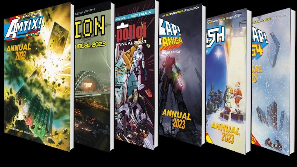 Our Fusion Retro Books 2023 Annuals - 6 in total!