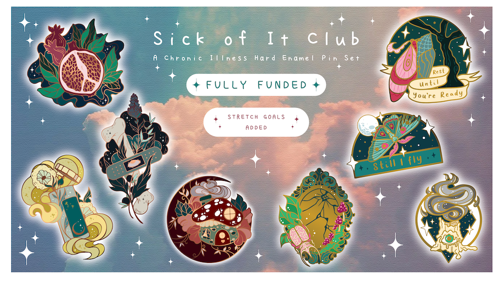 Sick of it Club Enamel Pins