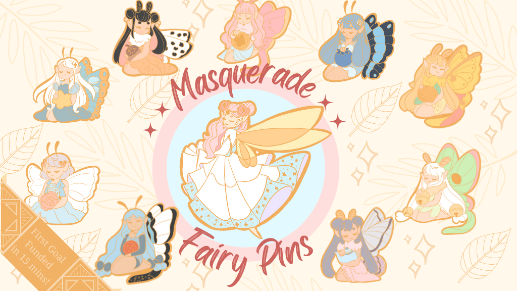 Fairy Masquerade Ball Hard Enamel Pins