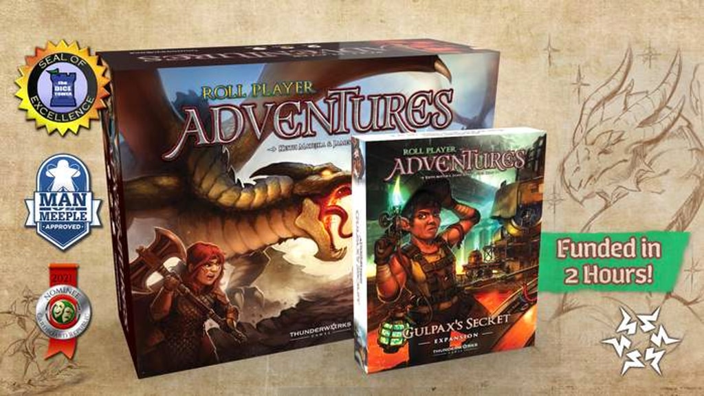 Roll Player Adventures Reprint + New Expansion