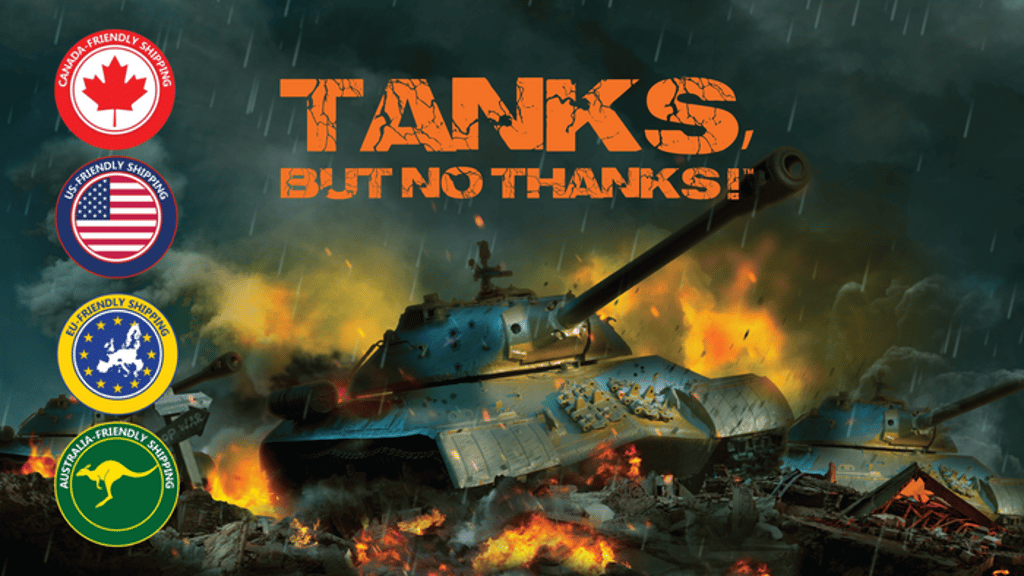 TANKS, BUT NO THANKS! Strategy board game | 2-4 players | 8+