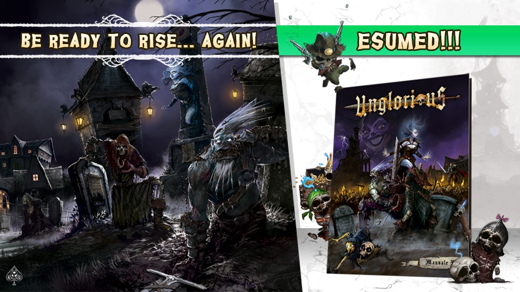 Unglorious, necro-fantasy TTRPG