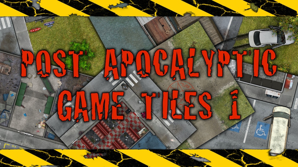 Post Apocalyptic Game Tiles