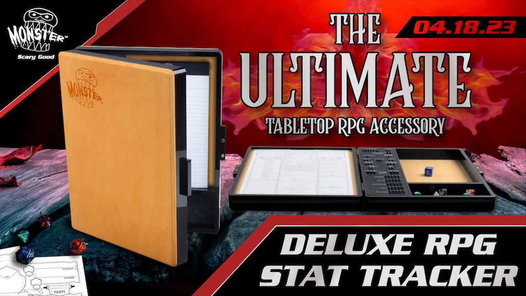 Monster Deluxe DnD RPG Stat Tracker Case & Gaming Accessory