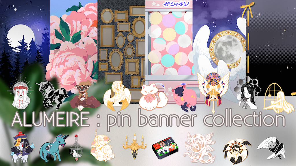 Alumeire pin banner collection