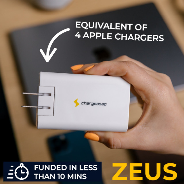 Zeus:World First & Smallest 270W GaN USB-C Charger (IGG)