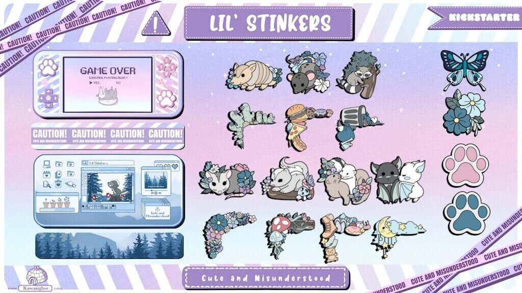 Lil' Stinkers- Enamel Pins