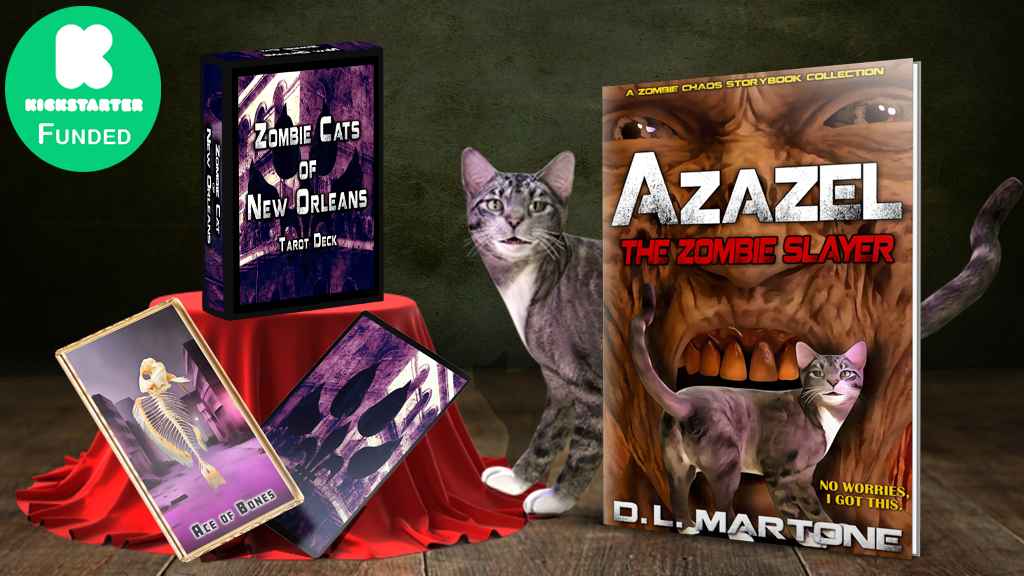 Azazel the Zombie Slayer: Illustrated Storybook + Tarot Deck