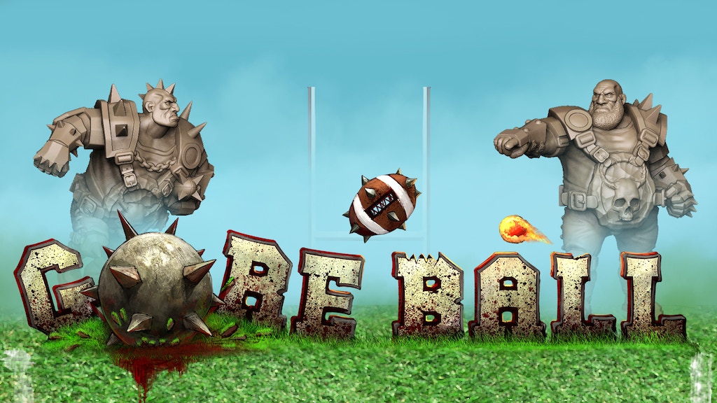 GORE BALL Miniatures: 28mm Fantasy Football Ogres & Goblins