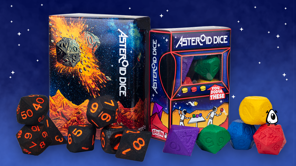 Asteroid Dice: The giant throw & collide squishy dice game!