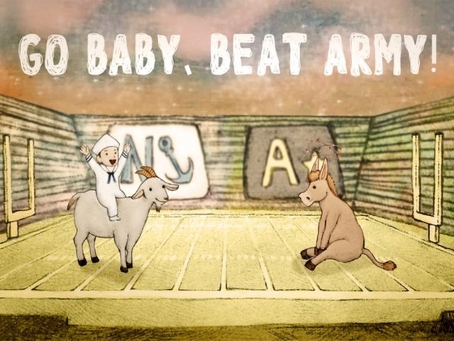 Go Baby, Beat Army! An epic Army-Navy Game baby book