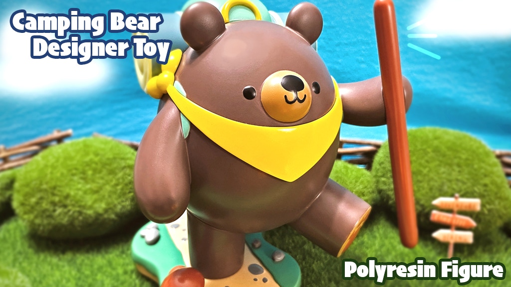 Camping Bear Designer Toy