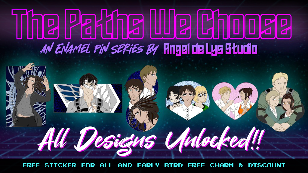 The Paths We Choose: An Enamel Pin Series