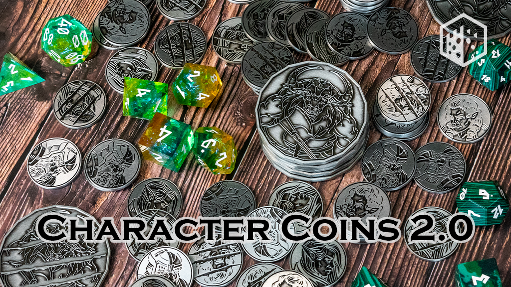 Character Coins 2.0: RPG Token Sets by Dice Dungeons