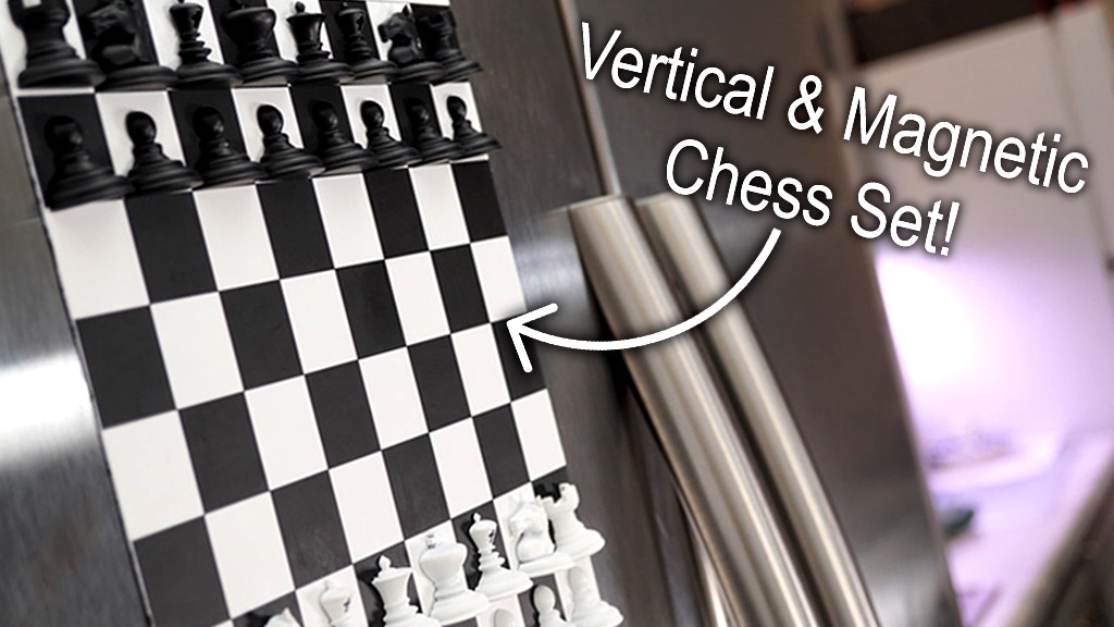 FridgeChess: A Vertical Chess Board for your fridge!