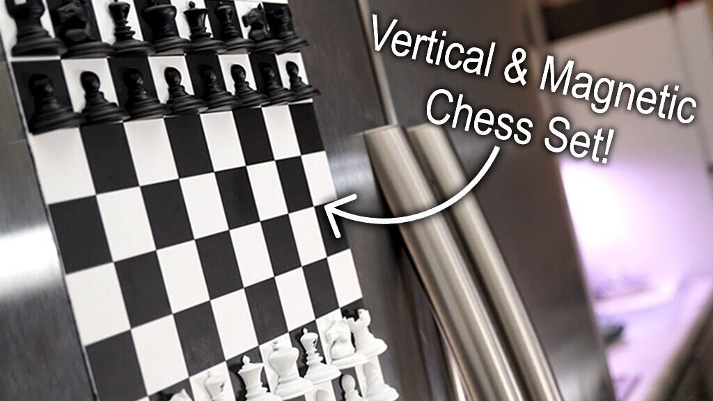 FridgeChess: A Vertical Chess Board for your fridge!