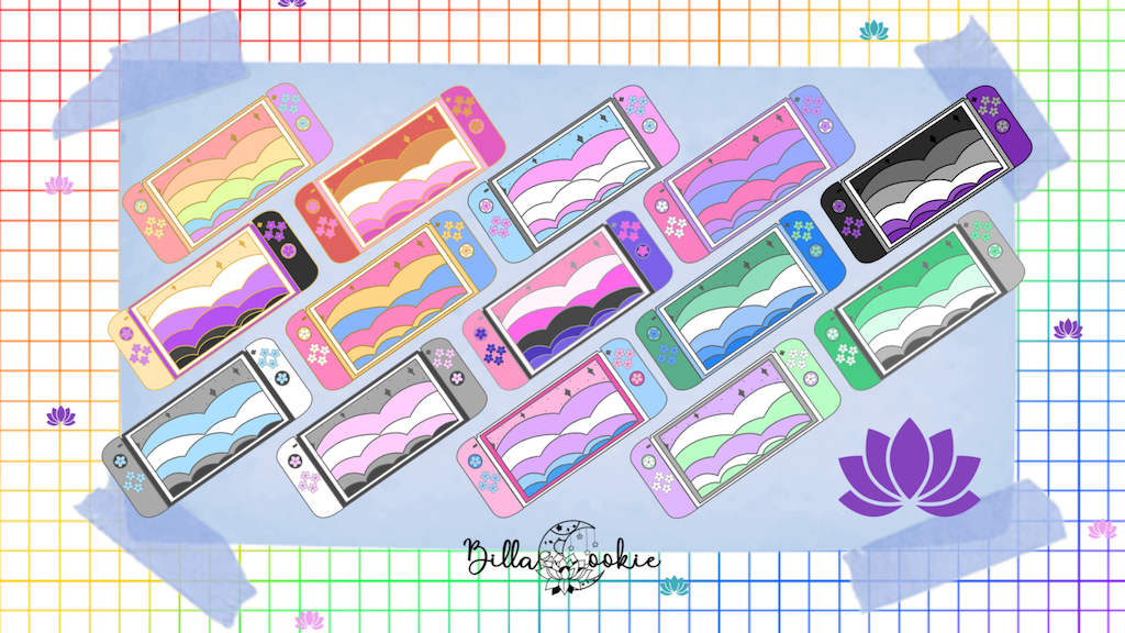 Pride consoles Enamel pins