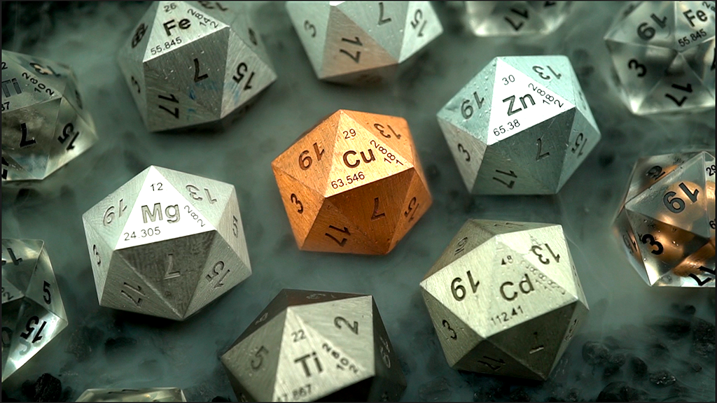 Polyhedral Element Dice: Pure Periodic Metal DIce