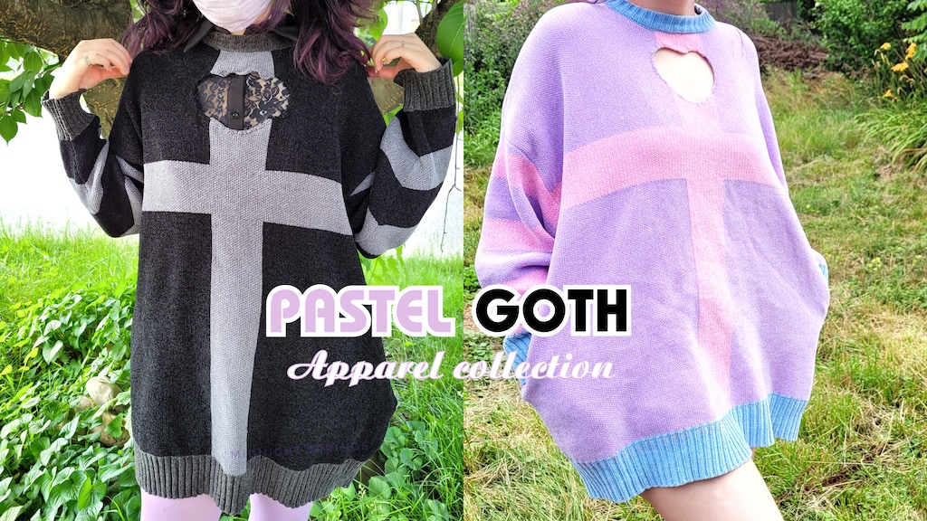Pastel Goth Fashion: Apparel Collection by Midnight Springs